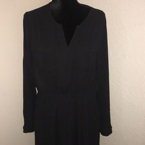 Black long sleeve dress